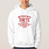 Introverts verenigen hoodie (Voorkant)