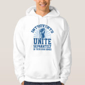 Introverts verenigen hoodie (Voorkant)