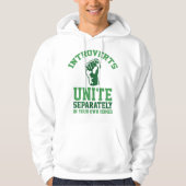 Introverts verenigen hoodie (Voorkant)