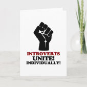 Introverts verenigen kaart (Voorkant)