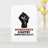 Introverts verenigen kaart (Gele Bloem)