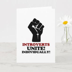 Introverts verenigen kaart