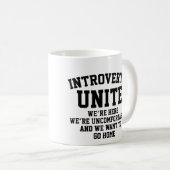 Introverts verenigen koffiemok (Voorkant rechts)