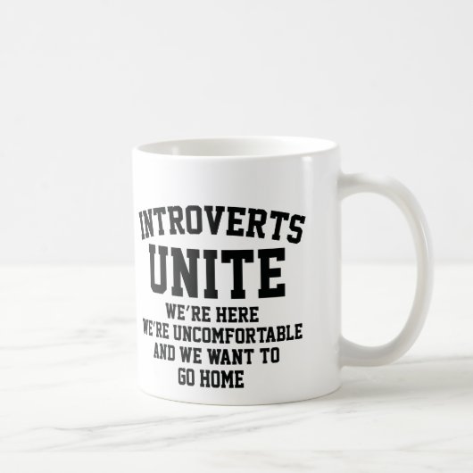 Introverts verenigen koffiemok (Rechts)