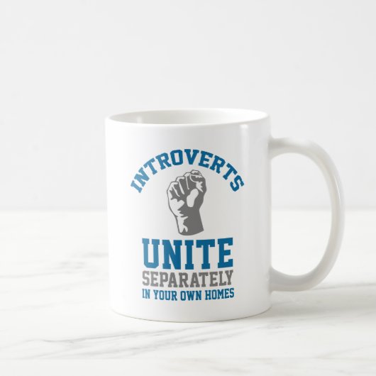 Introverts verenigen koffiemok (Rechts)