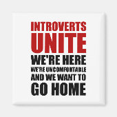 Introverts verenigen magneet (Voorkant)