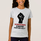 Introverts verenigen t-shirt (Voorkant)