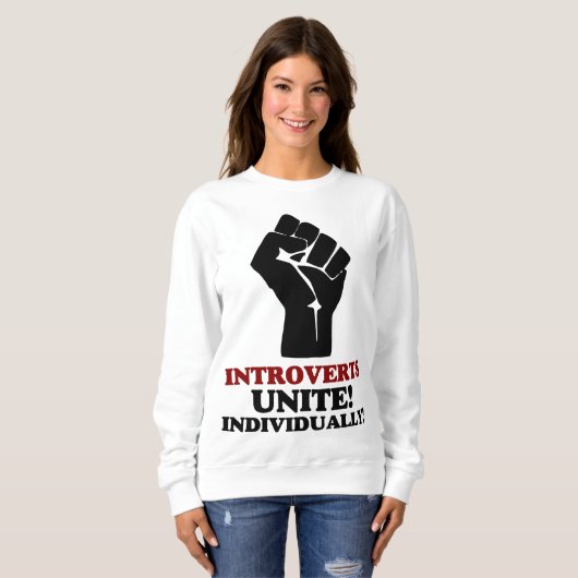 Introverts verenigen trui (Voorkant volledig)