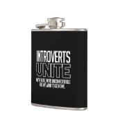 Introverts verenigen: We willen naar huis Heupfles (Links)