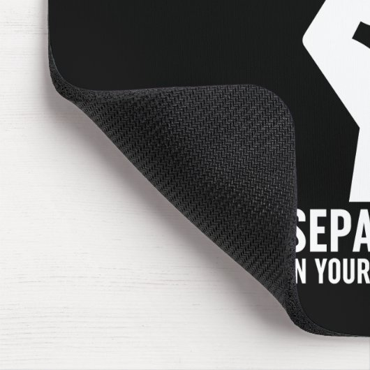 Introverts verenigen zich apart in uw eigen woning muismat (Hoek)