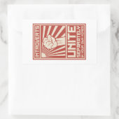 Introverts verenigen zich apart in uw eigen woning rechthoekige sticker (Tas)