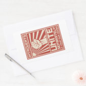 Introverts verenigen zich apart in uw eigen woning rechthoekige sticker (Envelop)