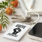 Introverts verenigen zich apart in uw eigen woning sleutelhanger (Voorkant Rechts)