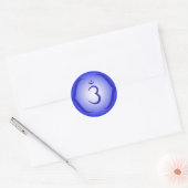 Intuïtie Chakra - Ajna Ronde Sticker (Envelop)