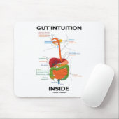 Intuïtie van de mond (Humor van het spijsvertering Muismat (Met muis)