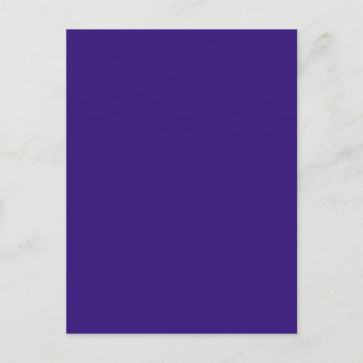 Intuïtief idealistische blauwe kleur briefkaart (Voorkant)