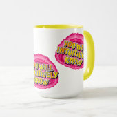 Intuïtief Ken Geode 12 Stap AA Herstel Slogan Mok (Voorkant rechts)