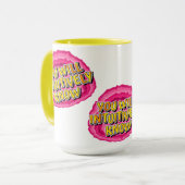 Intuïtief Ken Geode 12 Stap AA Herstel Slogan Mok (Voorkant links)