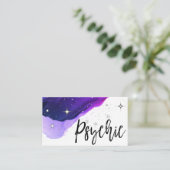 *~* Intuïtief Psychisch Middelgrote Waterverf Paar Visitekaartje (Staand voorkant)