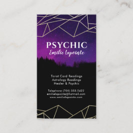 Intuïtieve kaart voor Healer en Psychic Tarot Visitekaartje