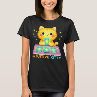 Intuïtieve Kitty Tarot Kat Schattige Spirituele Ka T-shirt