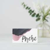 ** Intuïtieve Psychische Lezer Medium Abstract Visitekaartje (Staand voorkant)