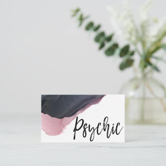 *~* Intuïtieve Psychische Reader Middelgrote Water Visitekaartje (Staand voorkant)