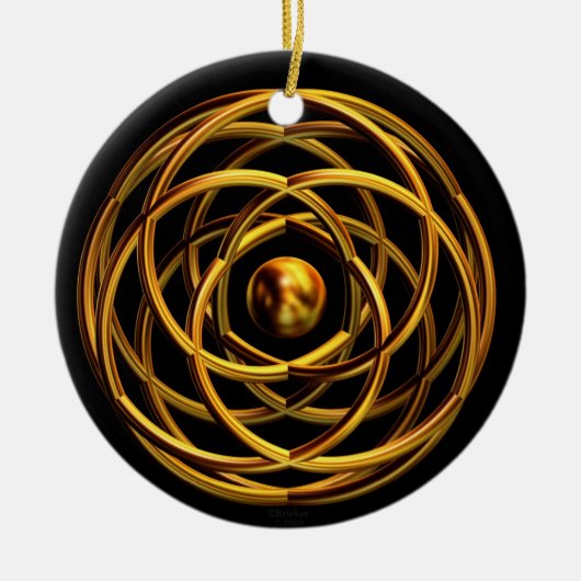 'Intwind Desires' Keramisch Ornament (Voorkant)