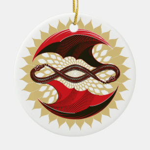 Intwind Dragons Keramisch Ornament