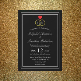 Intwind Rings Wedding Kaart