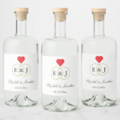 Intwind Rings Wedding Likeurfles Etiket (Flessen)