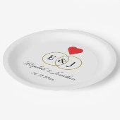 Intwind Rings Wedding Papieren Bordje (Gekanteld)