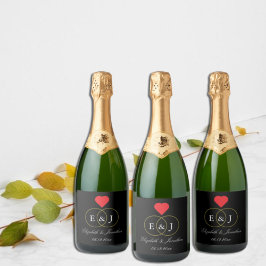 Intwind Rings Wedding Sparkling Wijnetiket