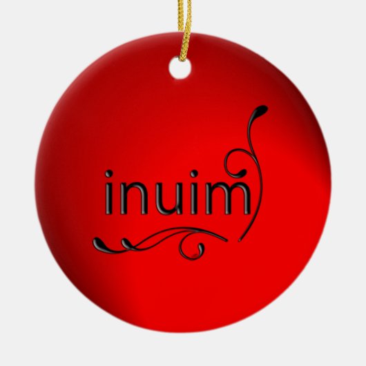 inuim keramisch ornament (Voorkant)