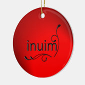 inuim keramisch ornament (Links)
