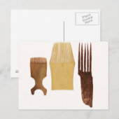 Inuit combs uit de noordwestkust van Amerika Briefkaart (Voorkant / Achterkant)