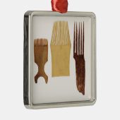 Inuit combs uit de noordwestkust van Amerika Metalen Ornament (Rechts)