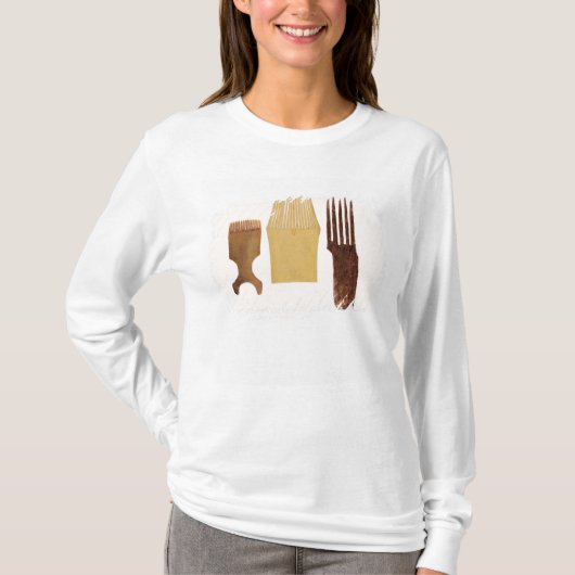 Inuit combs uit de noordwestkust van Amerika T-shirt (Voorkant)