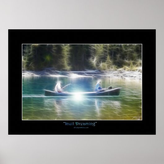 Inuit Dreaming Native American Art Theme Poster (Voorkant)