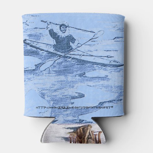 "Inuit-het volk" Blikjeskoeler (Achterkant)