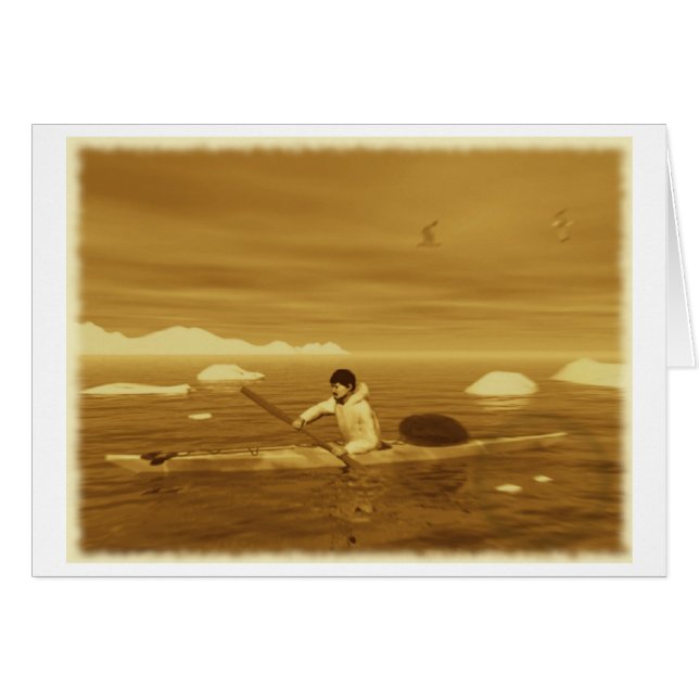 Inuit Kayak (Voorkant Horizontaal)