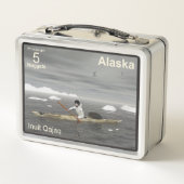 Inuit Kayak - Alaska Postage (Achterkant)