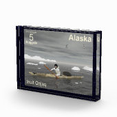 Inuit Kayak - Alaska Postage Fotoblokken (Rechts)