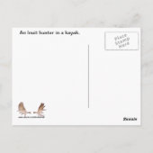 Inuit Kayak Briefkaart (Achterkant)
