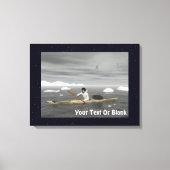 Inuit Kayak Canvas Afdruk (Voorkant)