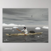Inuit Kayak Poster (Voorkant)