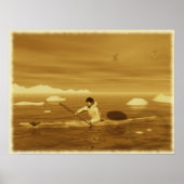 Inuit Kayak Poster (Voorkant)
