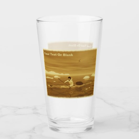 Inuit Kayak - Sepia Glas (Voorkant)