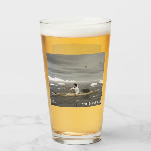 Inuit Kayak - Sepia Glas (Voorkant gevuld)