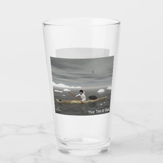Inuit Kayak - Sepia Glas (Voorkant)